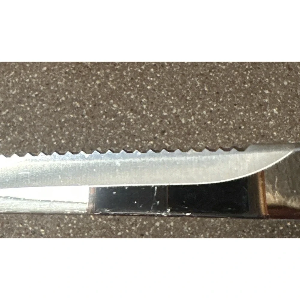 CUTCO 1721 KN Trimmer Utility Knife White Pearl Handle Serrated USA Made